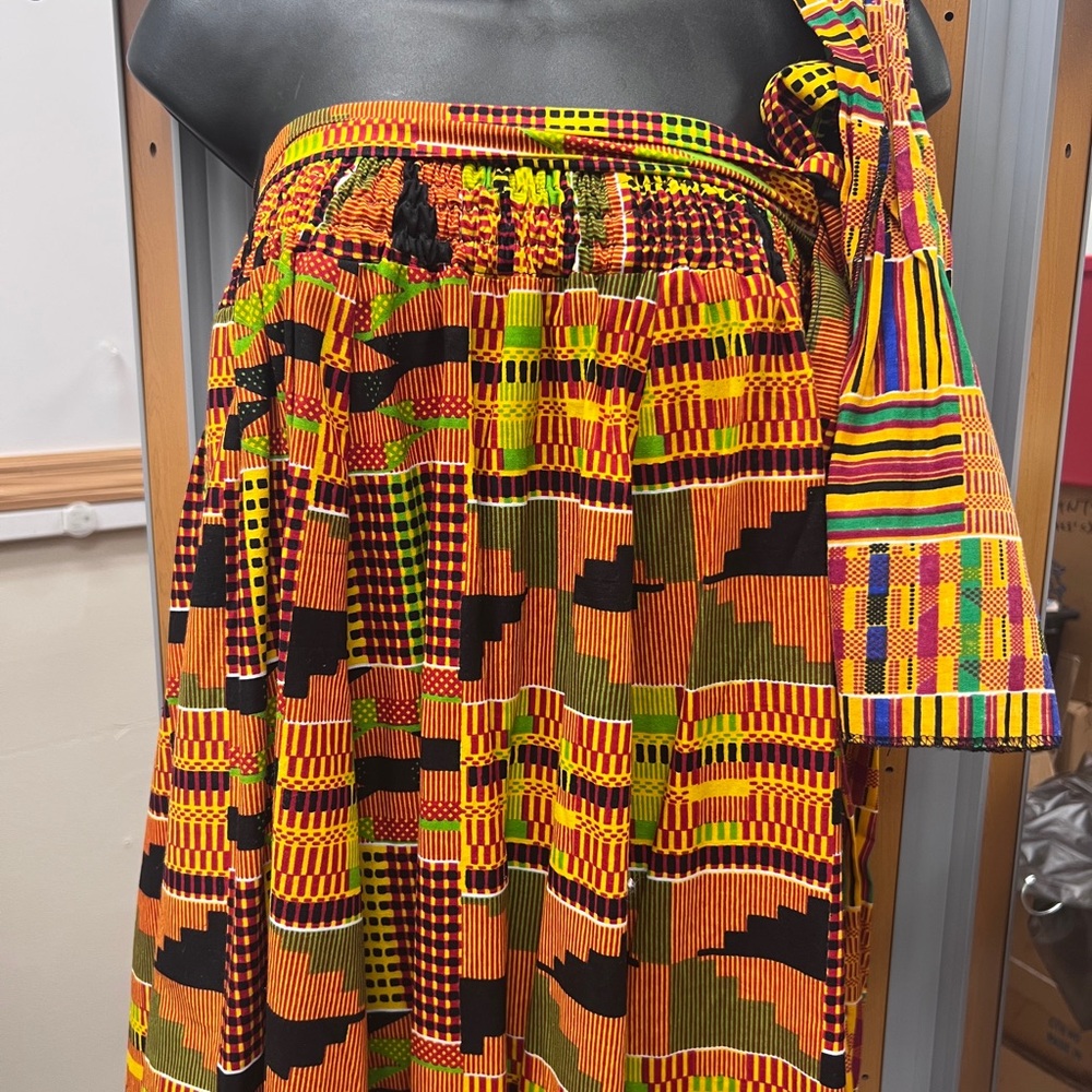 Vibrant Multicolor Patterned dress